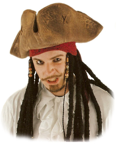 Pirate Scarf with Dreadlocks